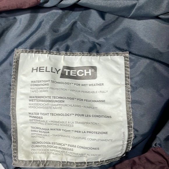 XS Helly Tech ski jacket. Burgundy and Pink. Used excellent condition. - Picture 2 of 9